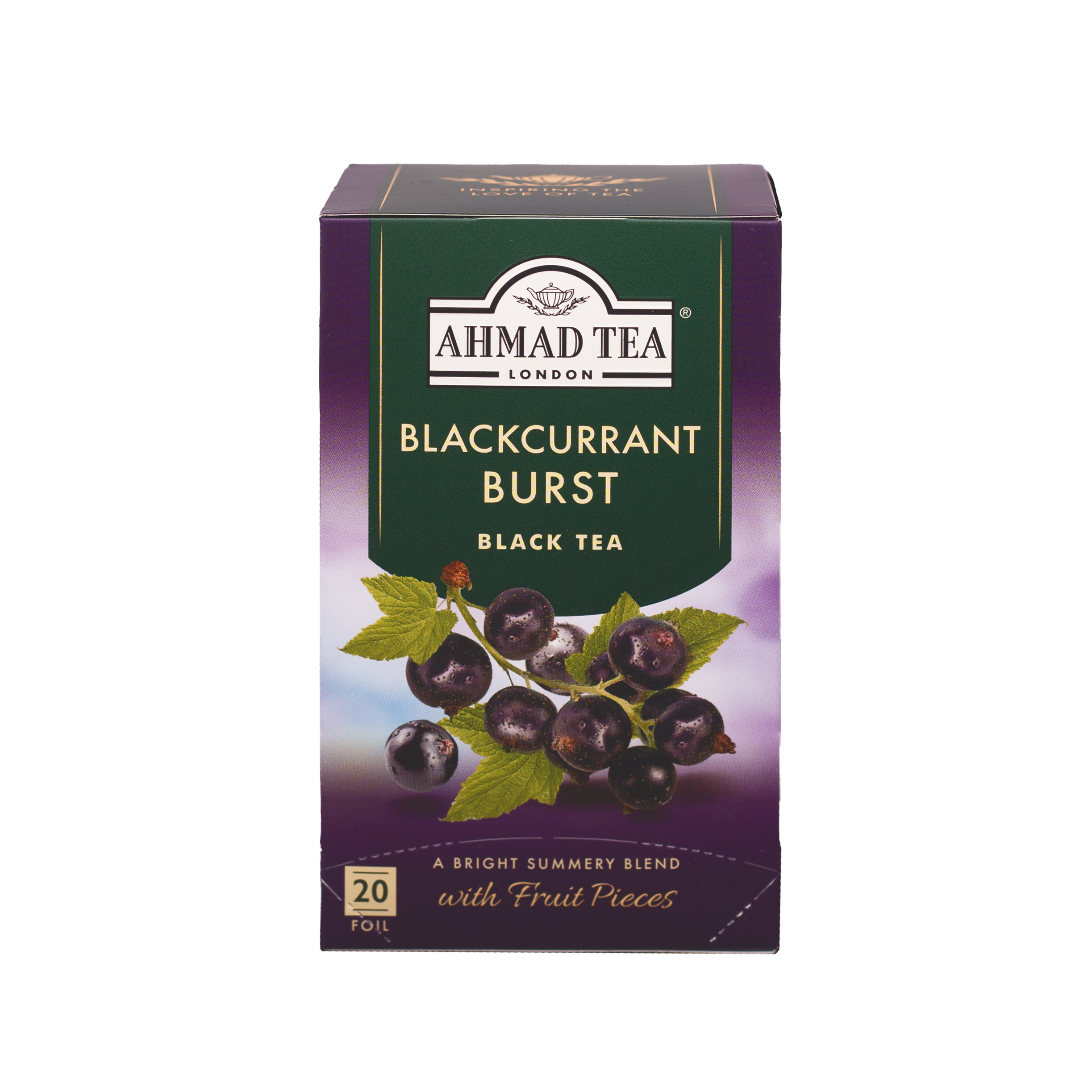 AHMAD TEA LONDON BLACKCURRANT BURST (20 tea bags)