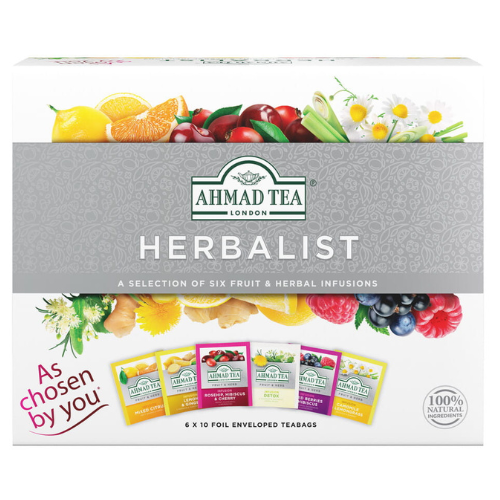 AHMAD TEA HERBALIST ZESTAW OWOCOWO-ZIOŁOWYCH NAPARÓW 6×10