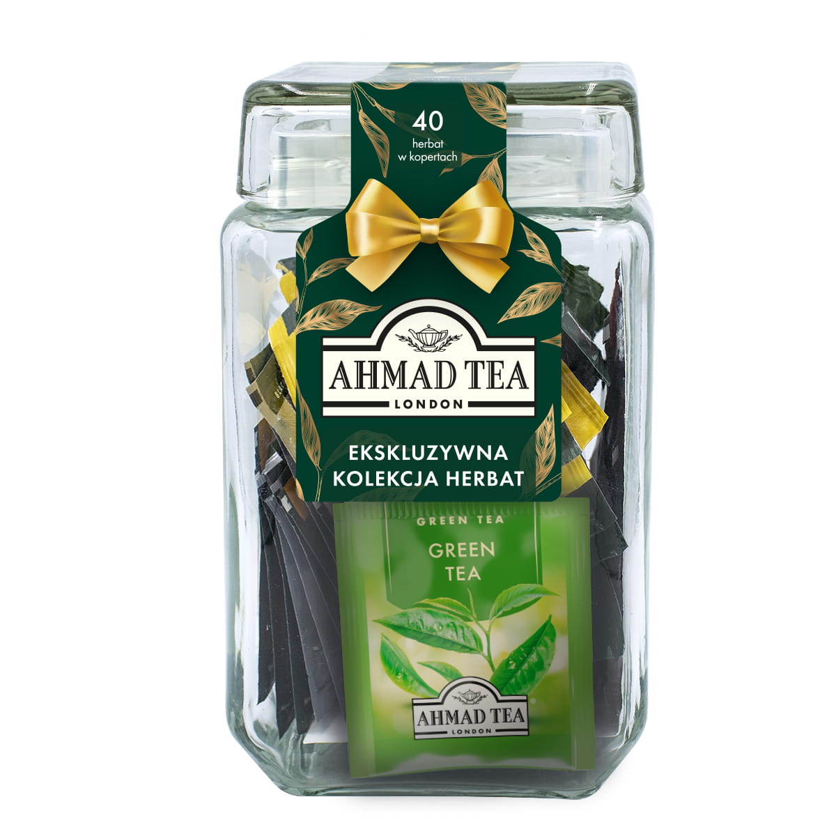 AHMAD TEA LONDON – SŁÓJ Z HERBATĄ AHMAD TEA 8 x 5 TB x 2 G
