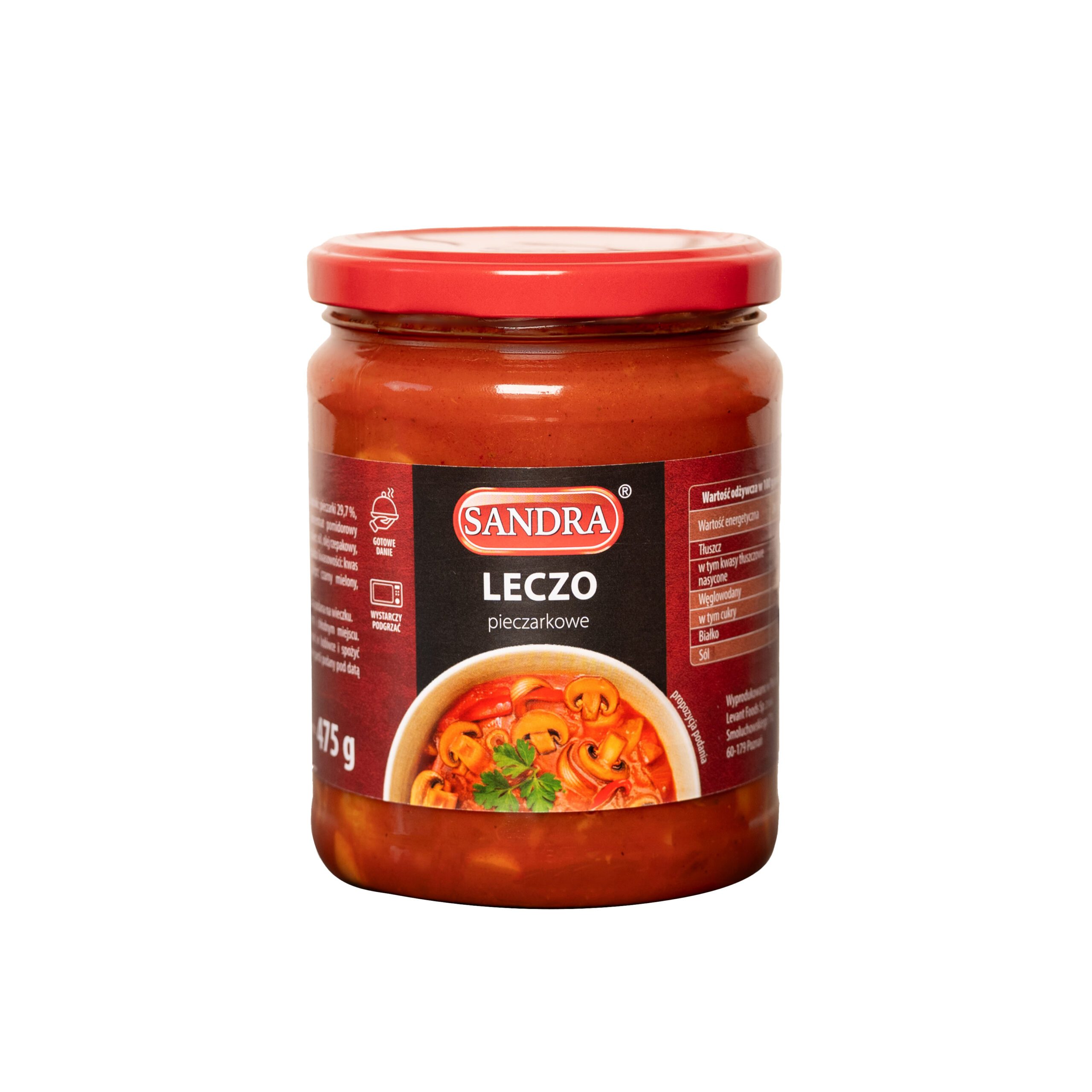 SANDRA LECZO PIECZARKOWE 475G